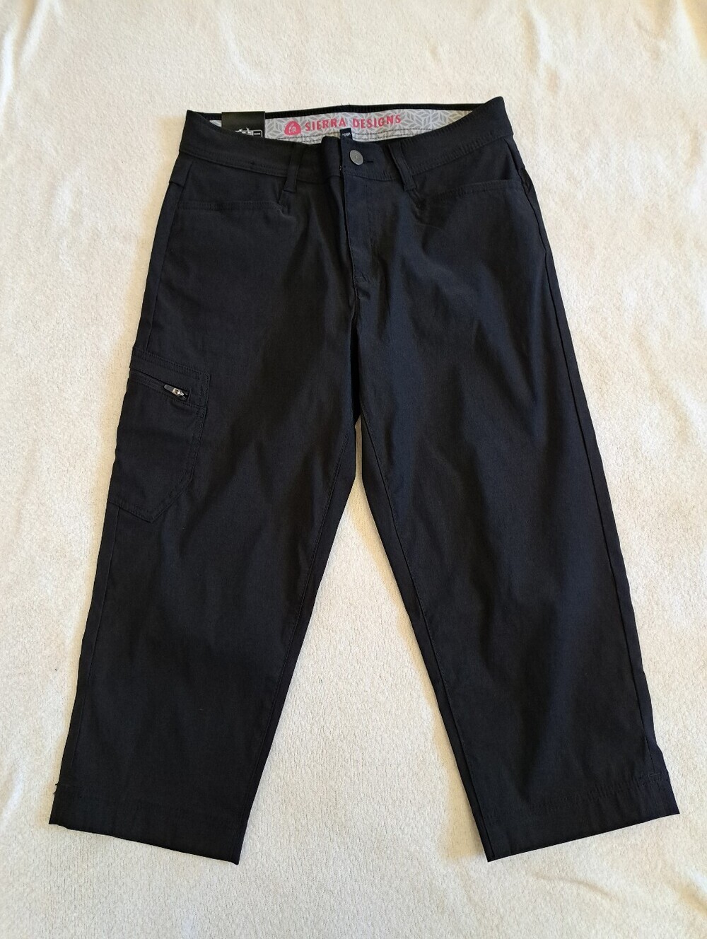 Sierra Designs Women's Black Capris Women's Size 6 Casual Stretch